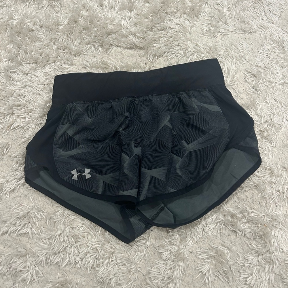 Under Armour Black Athletic Shorts Lightweight Moisture-Wicking